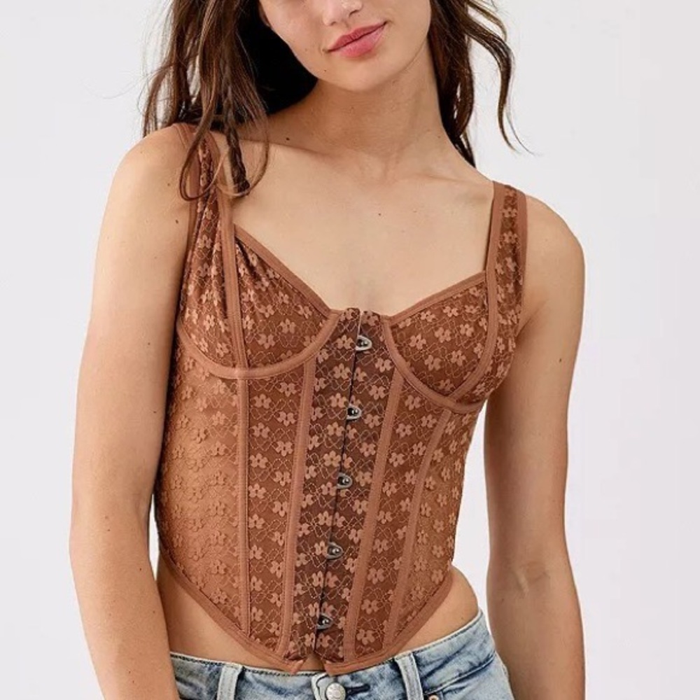 Urban Outfitters Wildflower Lace Corset
